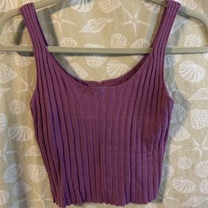 🛍SHEIN violet sweater crop top